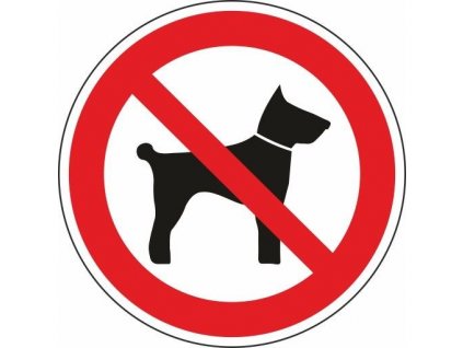 P014 - Zákaz vstupovať so zvieratami