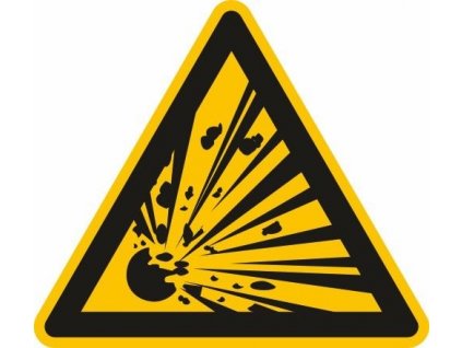 W002 - Pozor, nebezpečenstvo výbuchu!