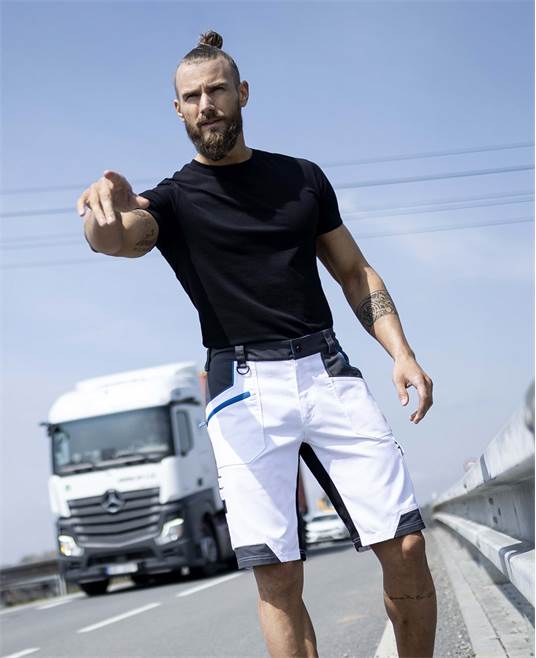 Montérkové kraťasy ARDON 4XSTRETCH biele Veľkosť: 62