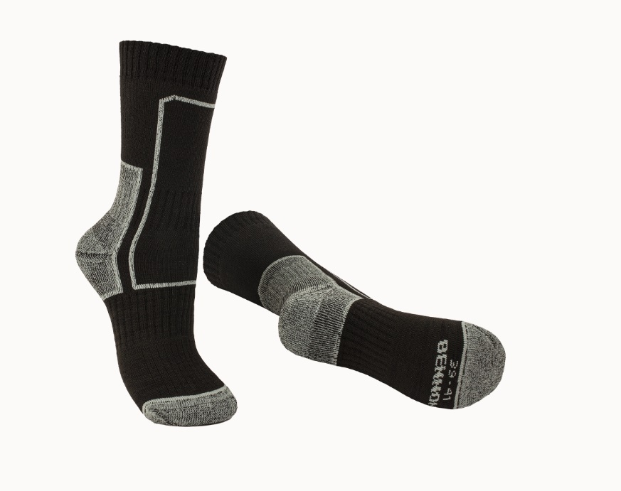 Pracovné ponožky BENNON TREK SOCK Black-grey Veľkosť: 42-44