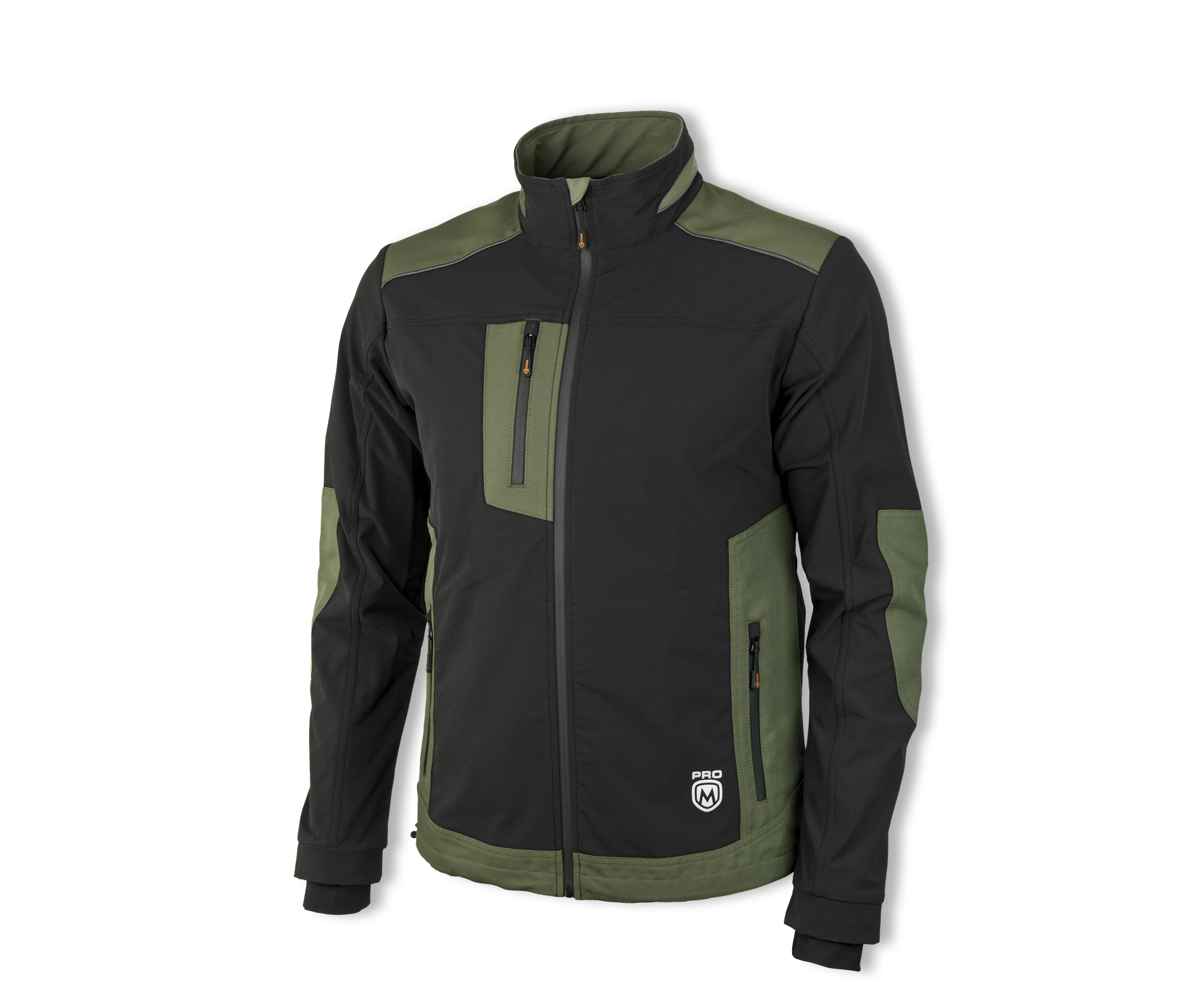 Pracovná pánska strečová blúza EREBOS Jacket green/black Veľkosť: 3XL 64-66