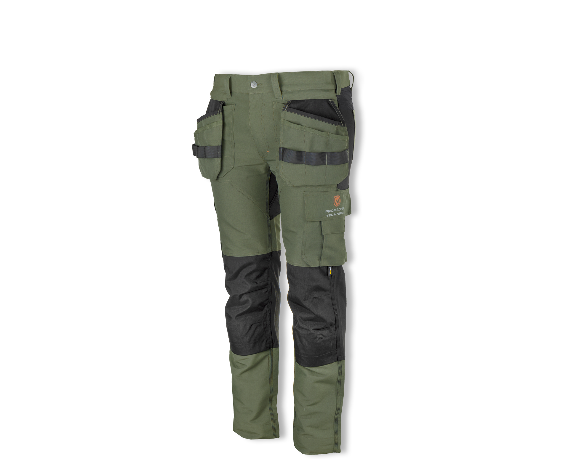 Pracovné pánske strečové nohavice EREBOS Trousers green/black Veľkosť: 44