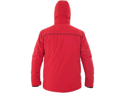 Zimná softshellová bunda CXS VEGAS, pánska, červeno-Čierna Veľkosť: 4XL