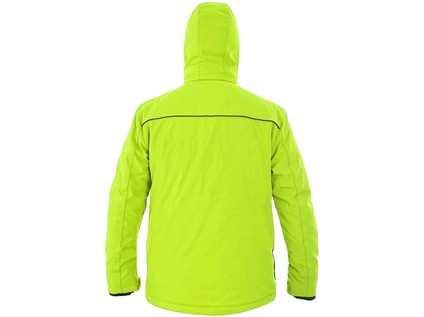 Zimná softshellová bunda CXS VEGAS, pánska, žlto-Čierna Veľkosť: 4XL