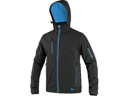 Bunda DURHAM, pánská, čierno-modrá Veľkosť: 2XL