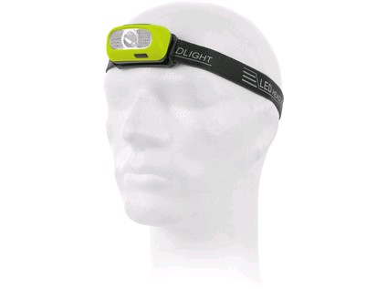 Nabíjacia fluorescenčná čelovka CREE LED XPG, žltá
