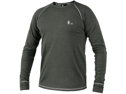 Funkčné tričko ACTIVE,dlhá rukáv, sivé Veľkosť: 2XL