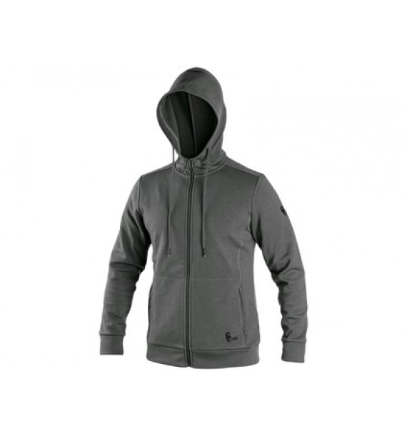 Pánska mikina CXS HARRISON, sivo-Čierna Veľkosť: 2XL