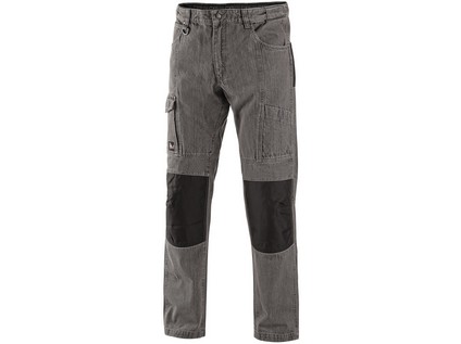 Voľnočasové nohavice jeans NIMES III, pánske, sivo-čierne Veľkosť: 60