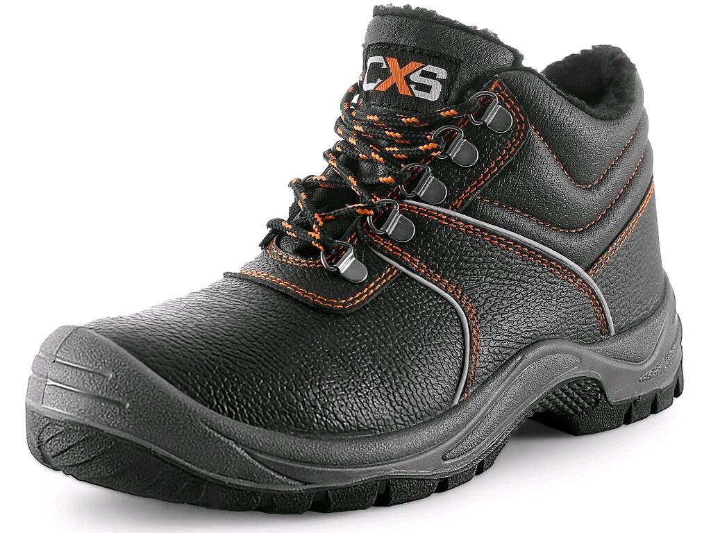 Pracovná členková obuv CXS STONE APATIT WINTER 02, zimná, čierna Veľkosť: 35