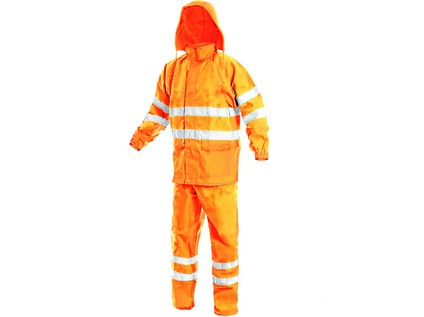 Reflexný pánsky komplet YORK, oranžový Veľkosť: 3XL