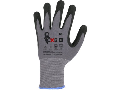 Máčané pracovné rukavice CXS ICA v nitrile Veľkosť: 8