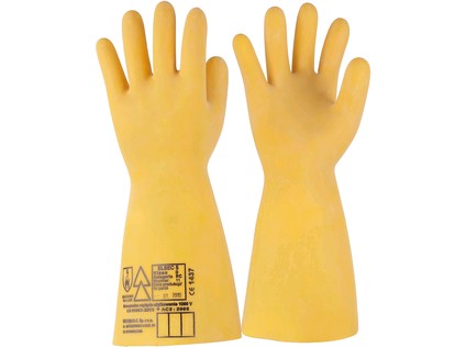 Dielektrické pracovné rukavice ELECTROSOFT (ELSEC5) 1000 V Veľkosť: 11