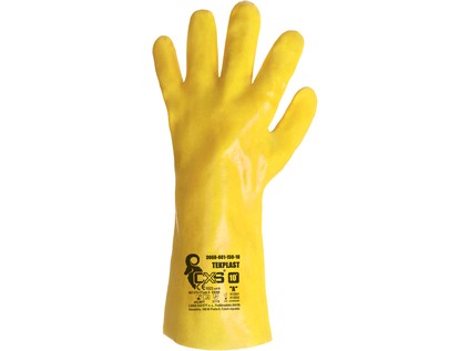 Pracovné kyselinovzdorné rukavice CXS TEKPLAST Veľkosť: 10