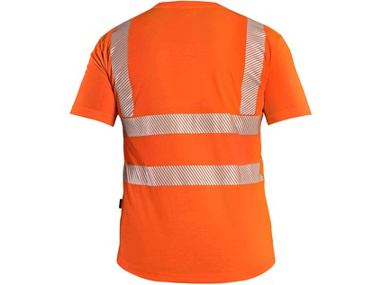 Pracovné výstražné tričko CXS BANGOR, výstražné, pánske, oranžové Veľkosť: 3XL