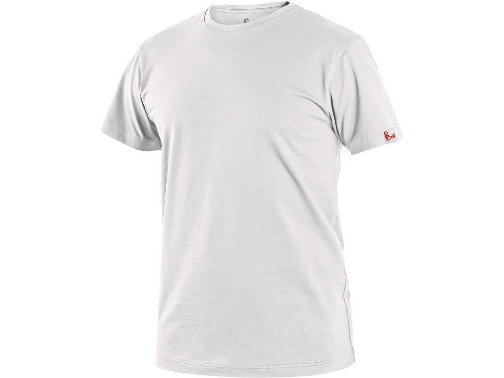 Pracovné tričko CXS NOLAN, krátký rukáv, biele Veľkosť: 3XL