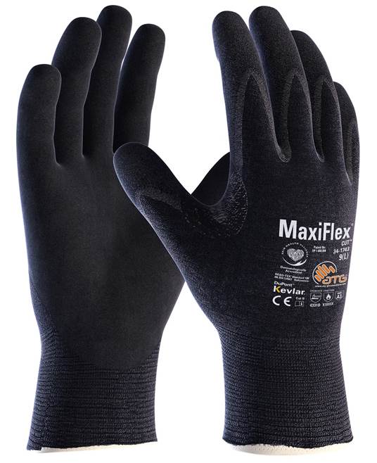 Protiporézne rukavice MAXIFLEX CUT 34-1743 (kevlar) Veľkosť: 07