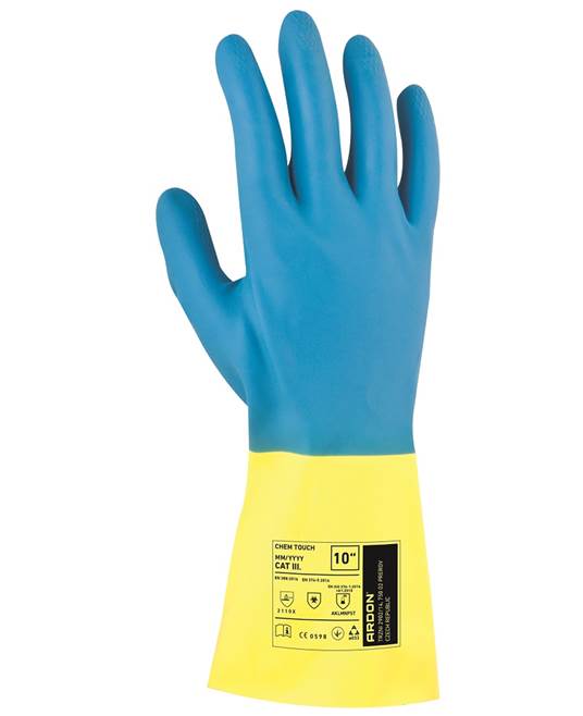 Pracovné rukavice CHEM TOUCH Veľkosť: 09