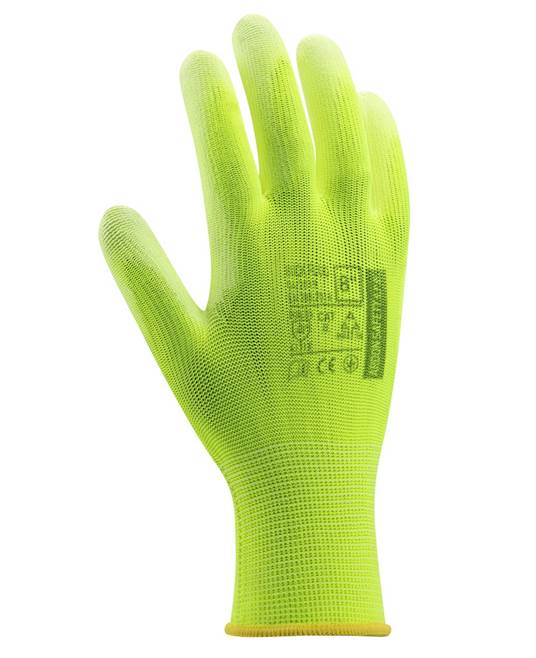 Pracovné rukavice BUCK FLUO, polomáčané Veľkosť: 10-SPE