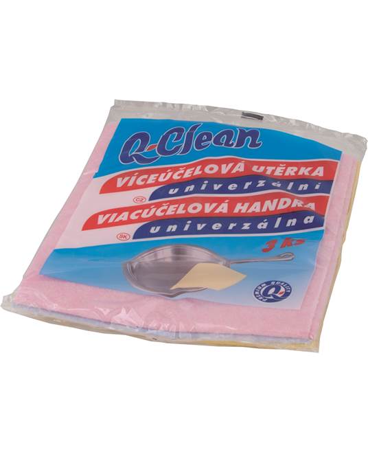 Viacúčelová utierka Qclean /bal. 3ks/