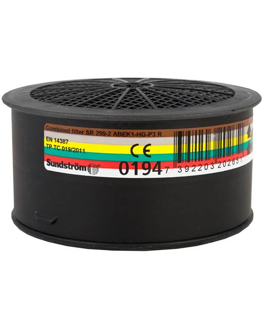 Ochranný filter SUNDSTRÖM SR 299-2 ABEK1HgP3 - pre polomasky a celotvárové masky