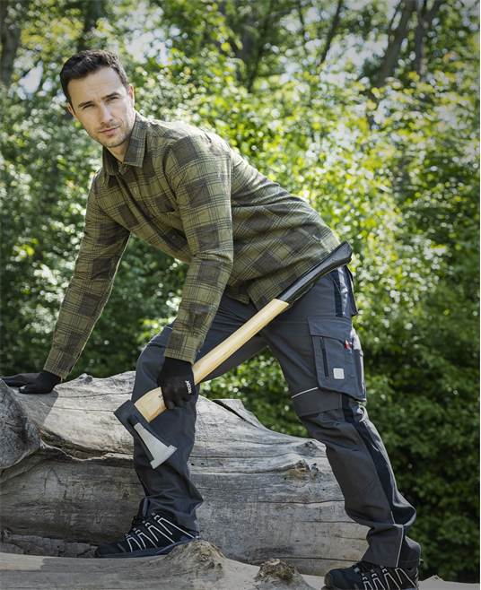 Flanelová košeľa ARDON URBAN , khaki Veľkosť: 3XL