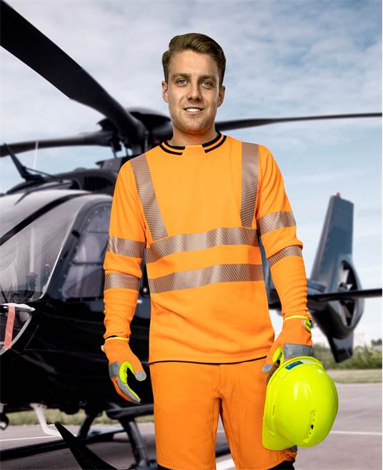 Reflexné tričko s dlhým rukávom ARDON SIGNAL hi-viz oranžové Veľkosť: XXL