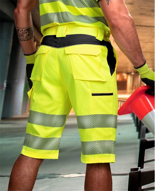 Reflexné kraťasy ARDON SIGNAL žlto-čierné Veľkosť: 56