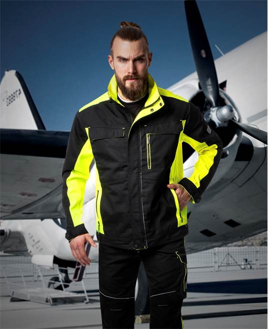 Montérková blúza ARDON NEON čierno-žltá Veľkosť: 6XL
