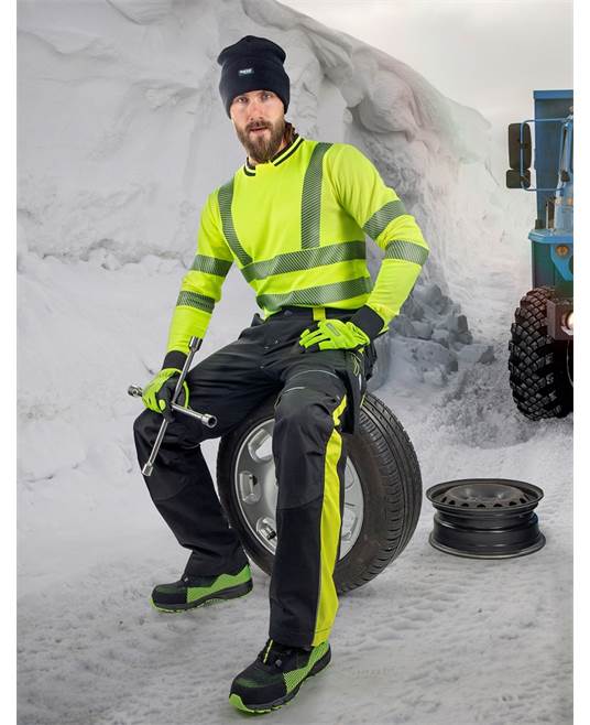 Montérkové nohavice do pása ARDON NEON WINTER čierno-žlté Veľkosť: M