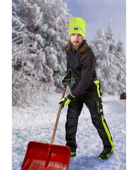 Zimné pracovné nohavice na traky ARDON NEON WINTER čierno-žlté Veľkosť: S
