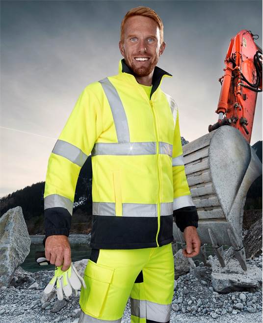 Výstražná fleecová mikina hi-viz žltá ARDON REF401 Veľkosť: XXXXL