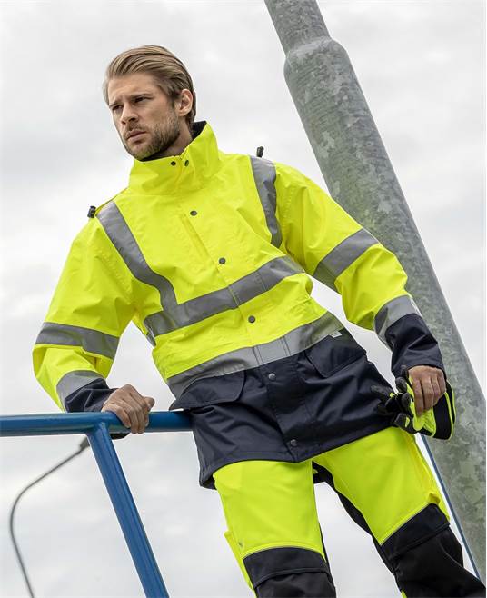 Zimná reflexná bunda ARDON HI-VIZ 4v1, žltá Veľkosť: M