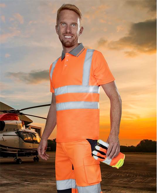 Výstražná polokošeľa hi-viz oranžová ARDON REF202 Veľkosť: XXL