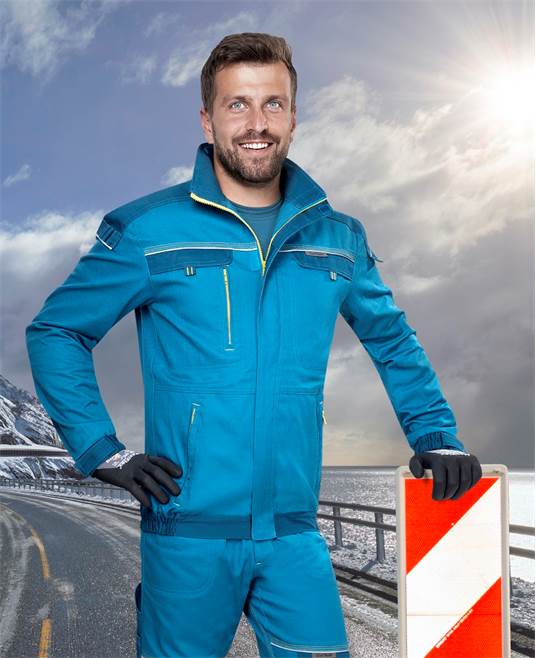 Montérková blúza ARDON COOL TREND stredne modrá Veľkosť: M