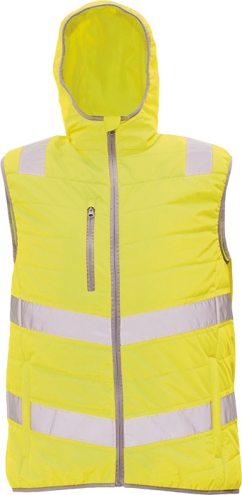 Reflexná zimná vesta HV MONTROSE (CRV) Veľkosť: 4XL, Farba: HI-VIZ oranžová