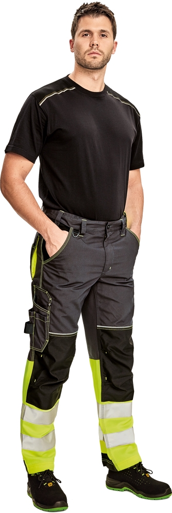 KNOXFIELD HI-VIS DW nohavice do pása (CRV) Veľkosť: 62, Farba: Antracit-červená