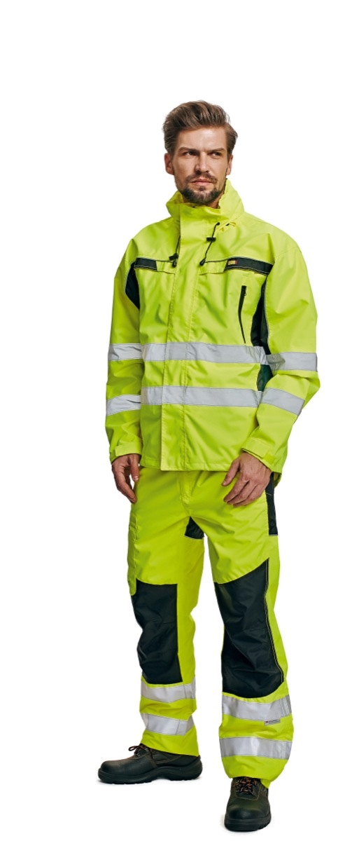 Reflexná bunda TICINO (CRV) Veľkosť: M, Farba: HI-VIZ žltá