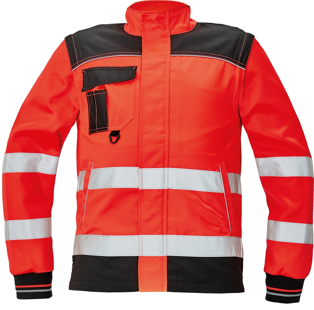 KNOXFIELD HI-VIS 2v1 pánska pracovná bunda (CRV) Veľkosť: 58, Farba: HI-VIZ žlto/oranžová