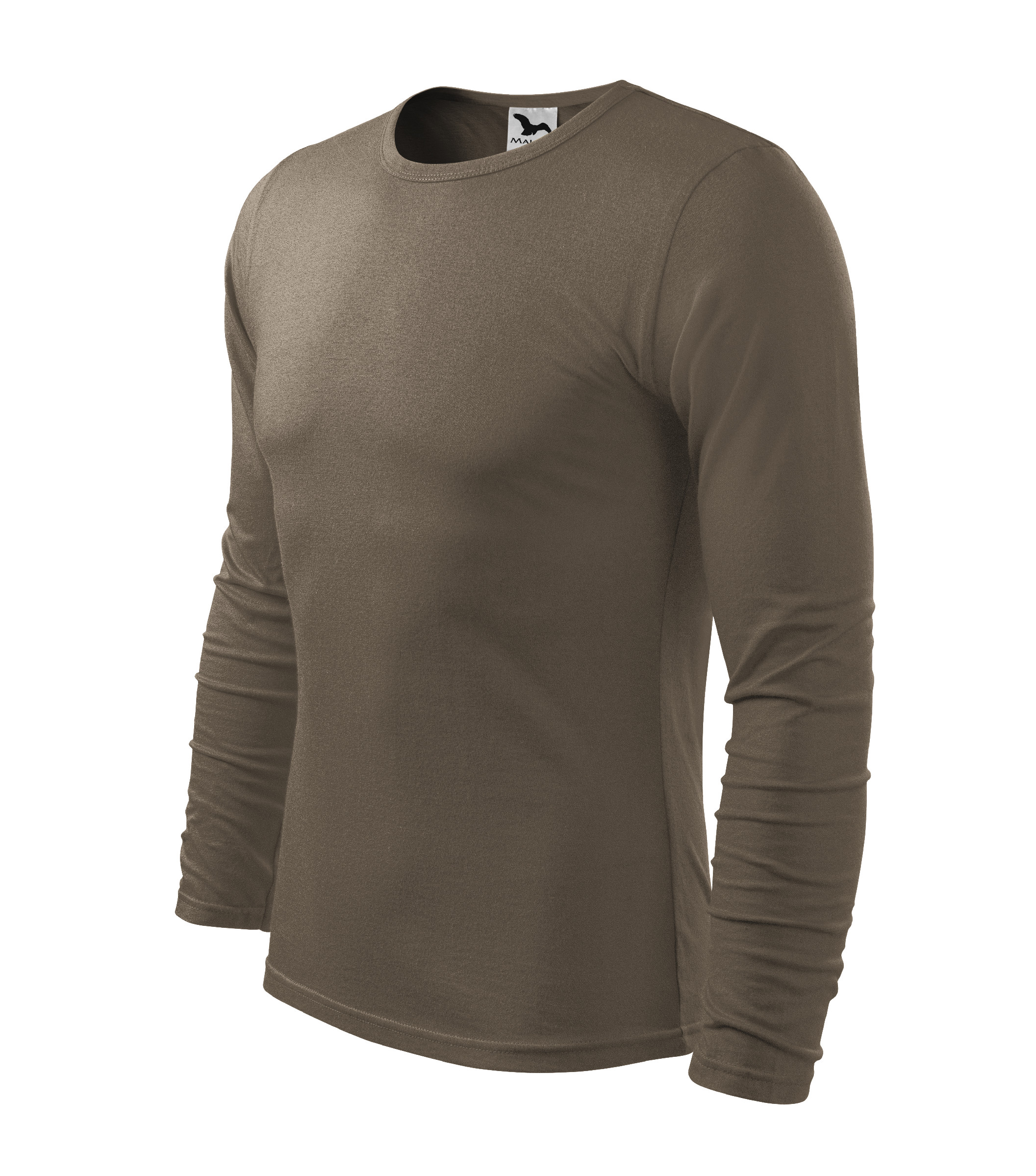 Pánske pracovné tričko MALFINI Fit-T LS tričko Veľkosť: M, Farba: army