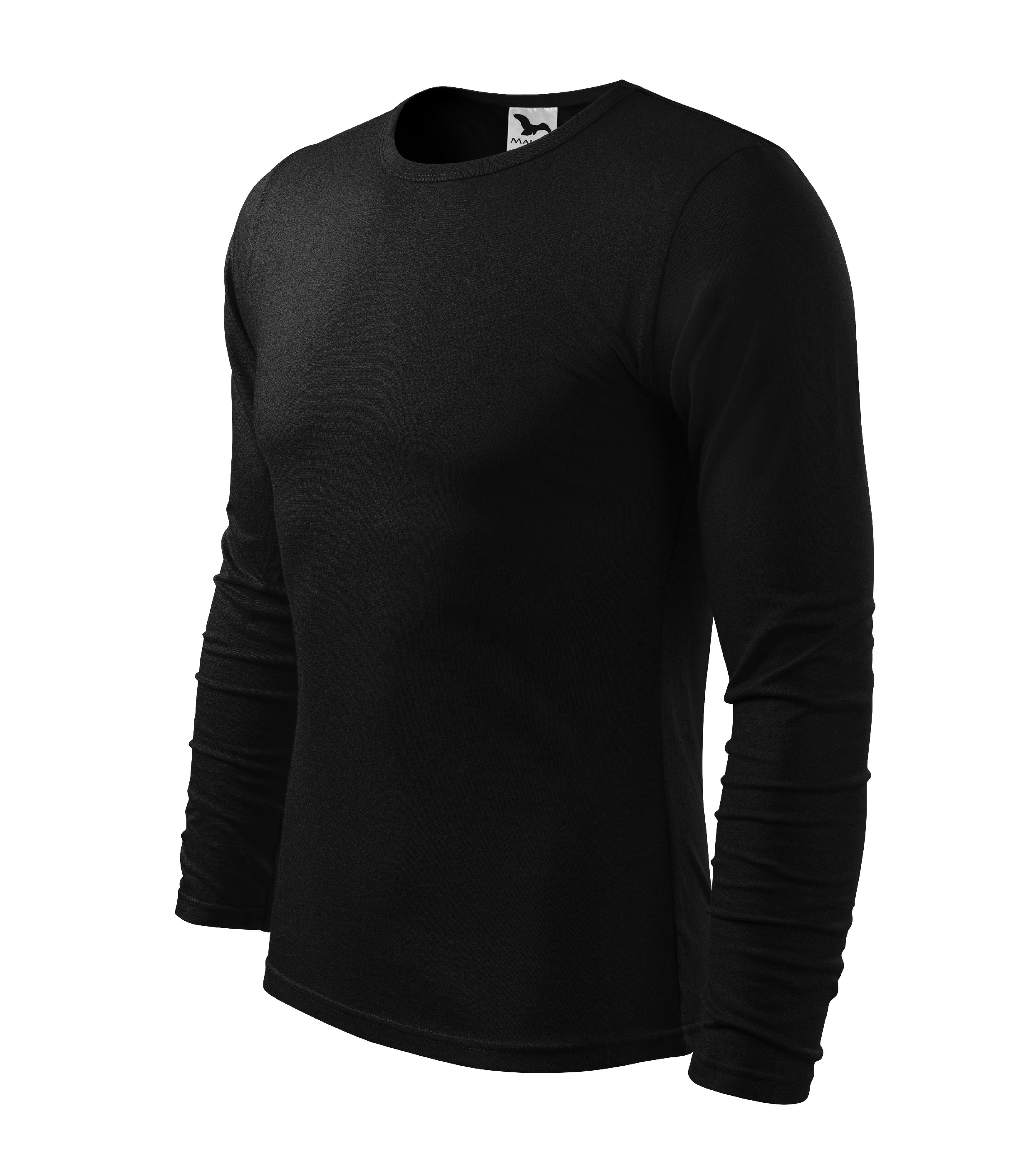Pánske pracovné tričko MALFINI Fit-T LS tričko Veľkosť: 3XL, Farba: Čierna