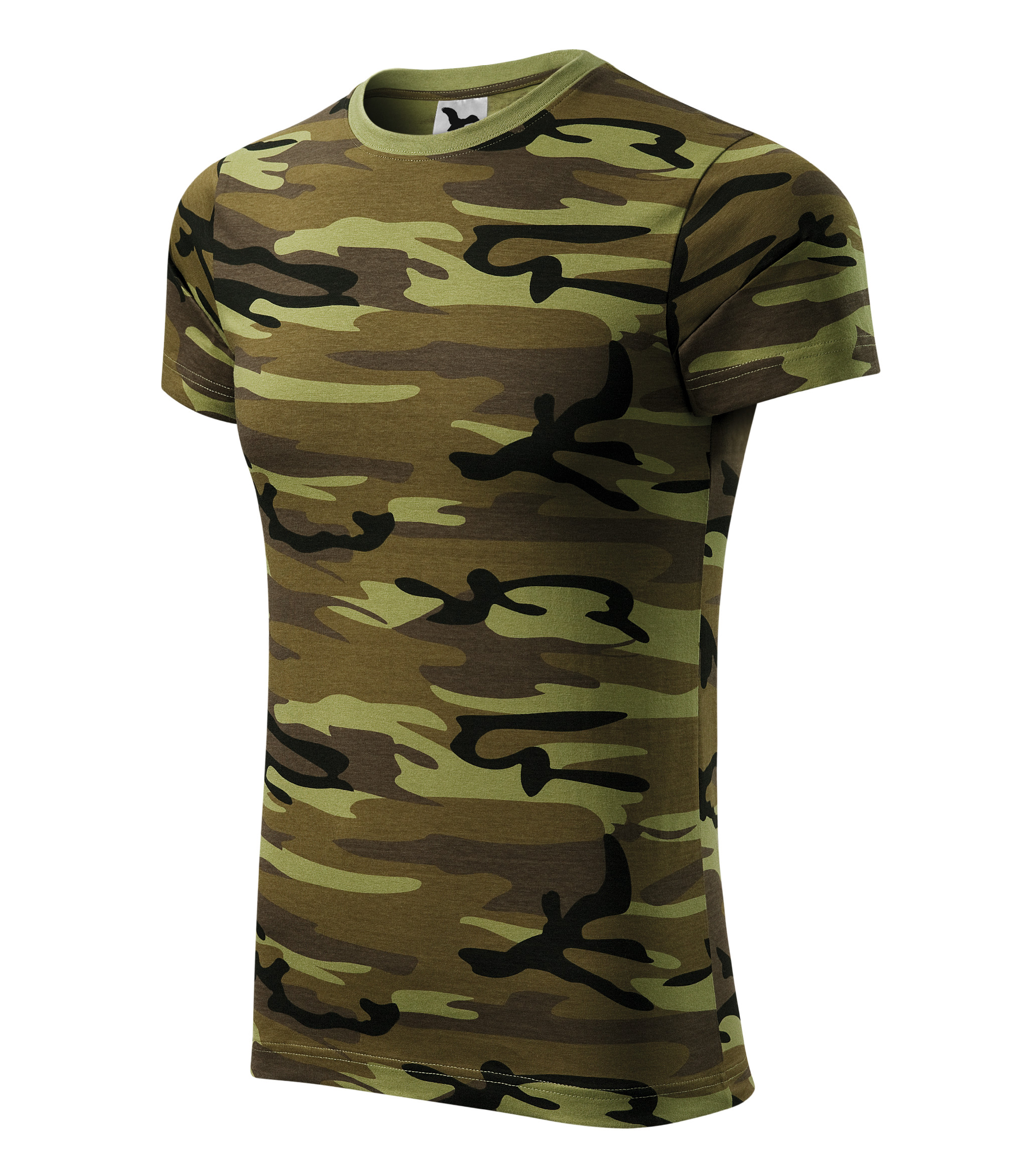 Pánske pracovné tričko MALFINI Camouflage tričko unisex Veľkosť: L, Farba: camouflage green