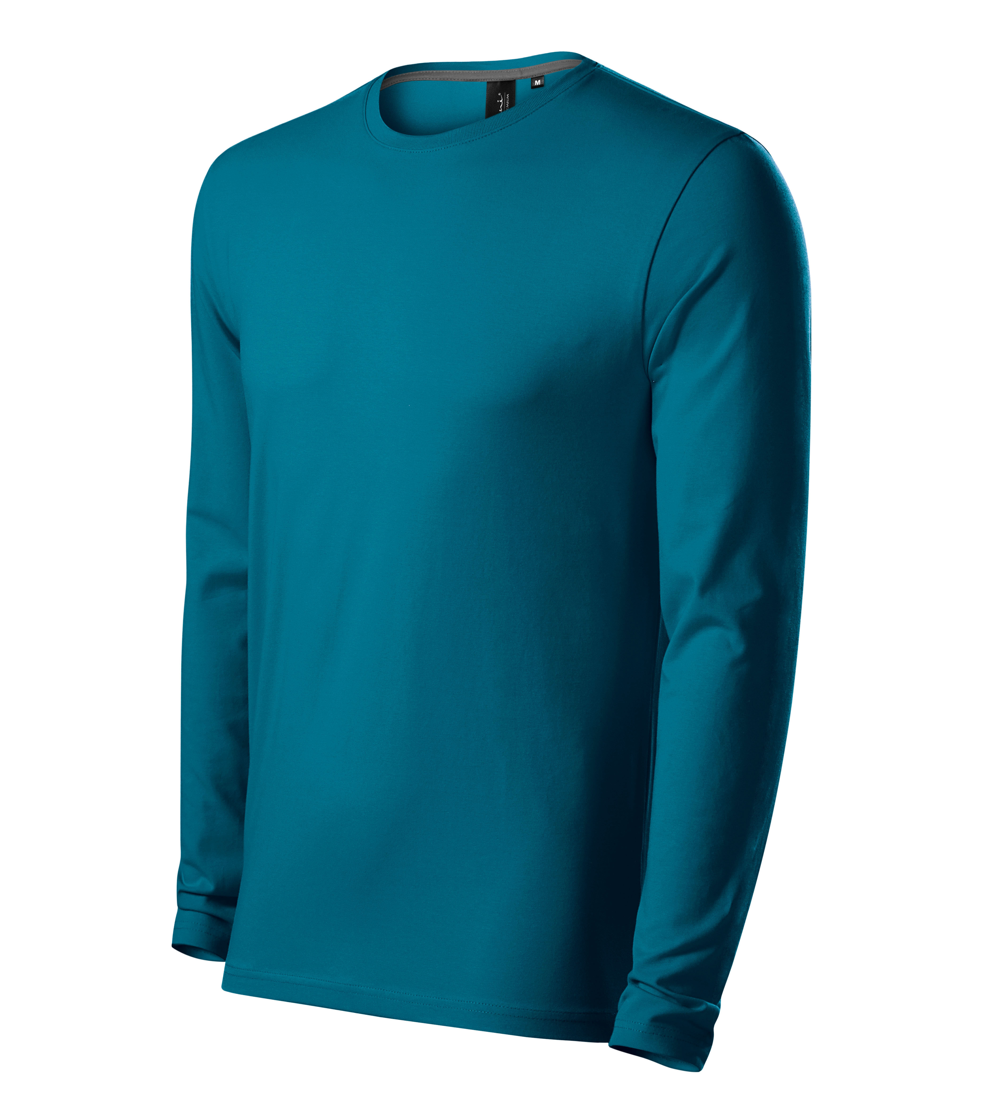 Pánske tričko s dlhým rukávom Brave Veľkosť: S, Farba: petrol blue