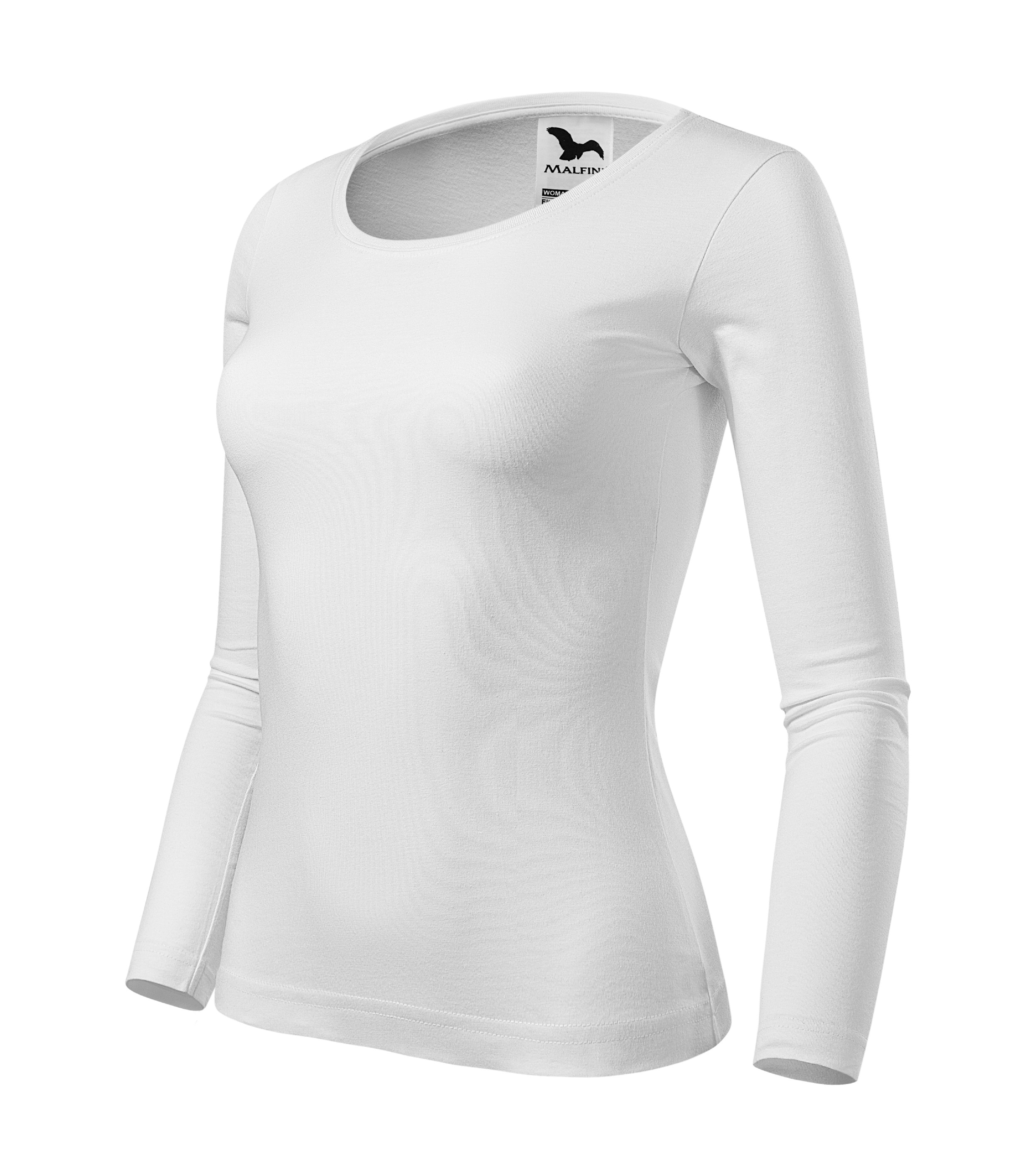 Dámske pracovné tričko MALFINI Fit-T LS Veľkosť: 3XL, Farba: Biela