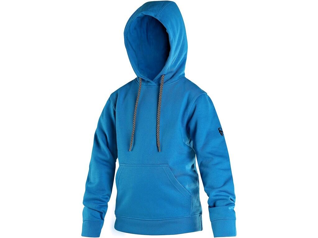 Detská mikina CXS ARYN Veľkosť: 170 cm, Farba: Azúrovo modrá
