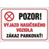540 Výjazd hasičského vozidla A3 plast hr. 3mm