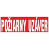 F uzáver Požiarny uzáver 150x50 mm