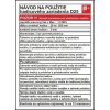 F návod D25 Návod na použitie hadicového zariadenia D25 100x140 mm