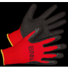 MANOS Gloves black/red (12 pcs) (Velikost S 7)