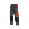 Pracovné montérkové nohavice CXS PHOENIX CEFEUS, pánske, sivo-červená (Veľkosť 64)
